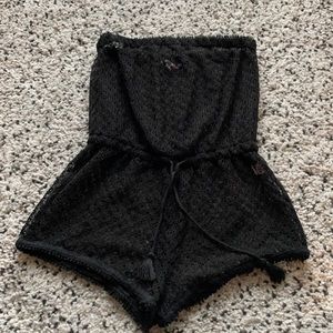 Victoria’s Secret Black Lace Cover Up Romper
